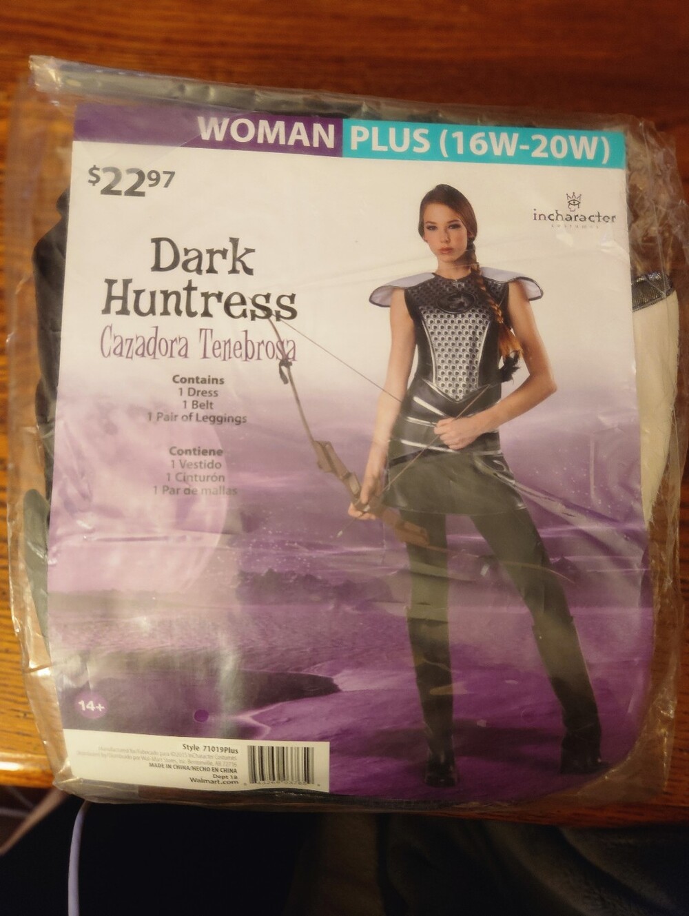 Dark Huntress Women's Black Costume Dress (Plus)